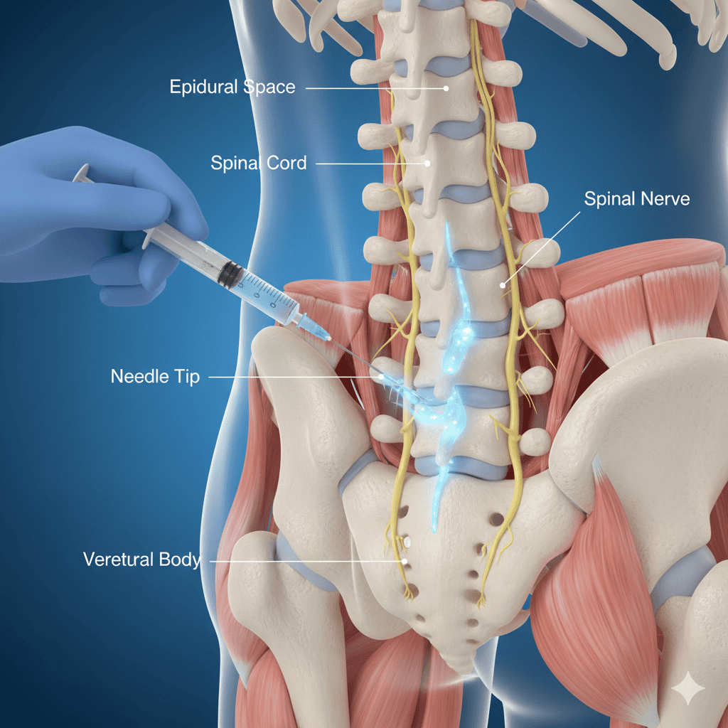 Epidural Enjeksiyon: Bel ve Boyun Kaynaklı Ağrılara Ameliyatsız Etkili Tedavi